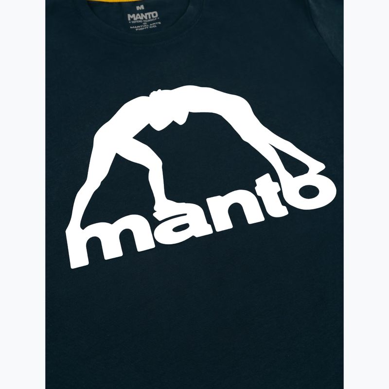 Men's T-shirt MANTO Vibe 25 navy/white 2