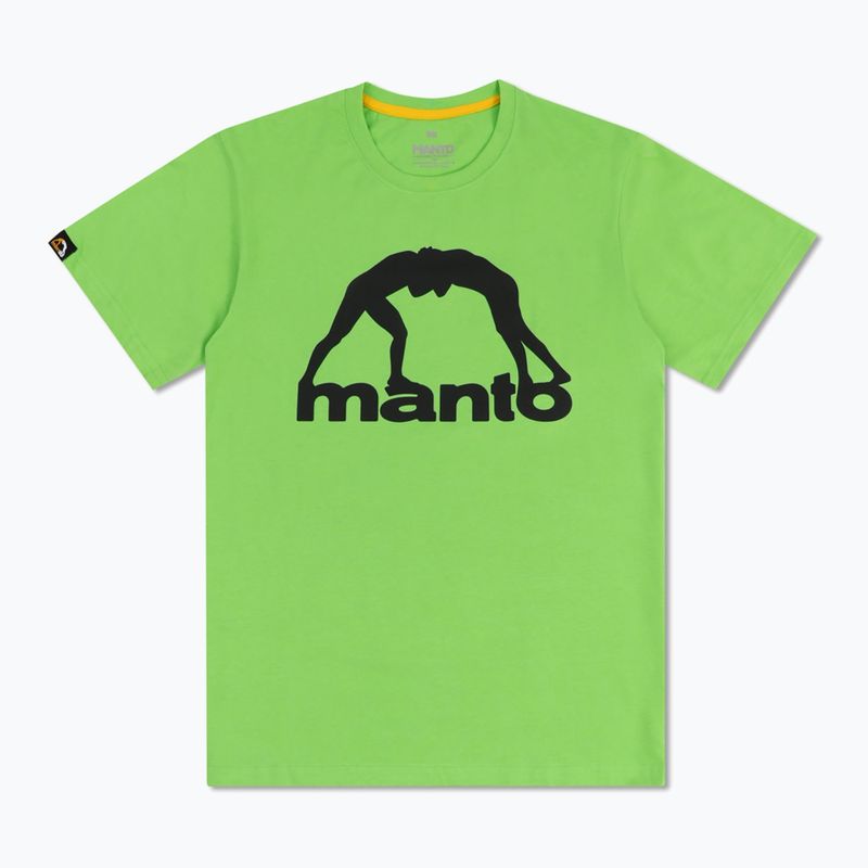 Men's T-shirt MANTO Vibe 25 neon green/reflective 3