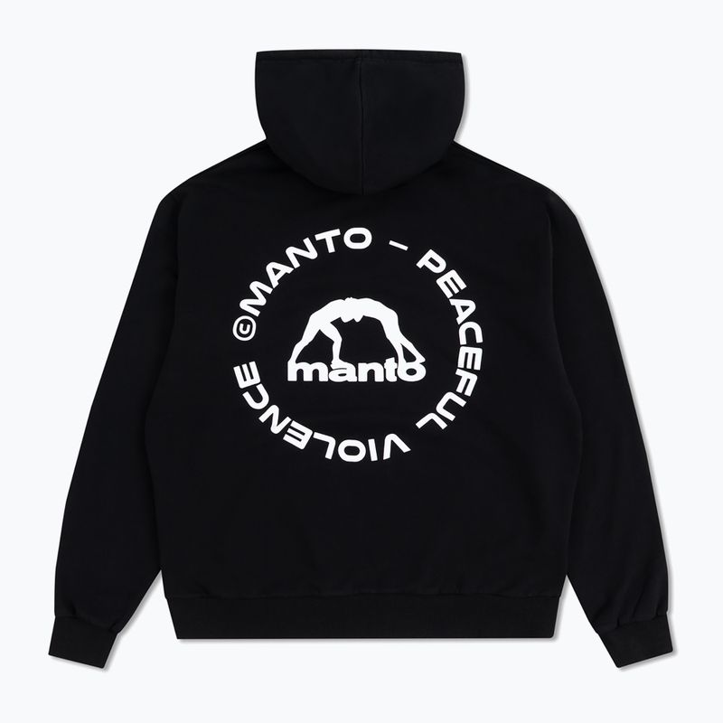 Men's sweatshirt MANTO Label 25 Regular Hoody black 2