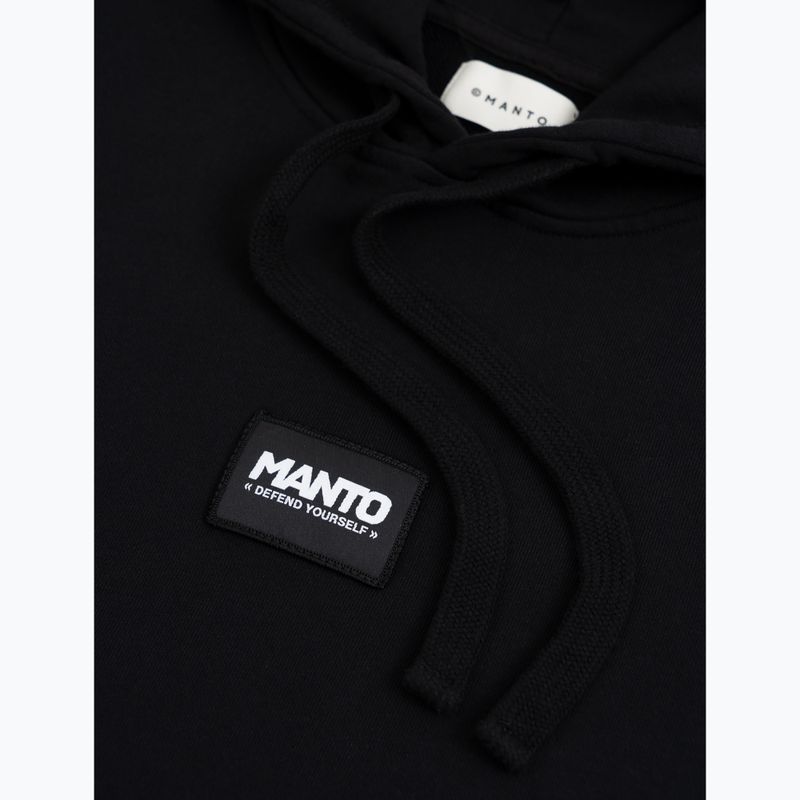 Men's sweatshirt MANTO Label 25 Regular Hoody black 3