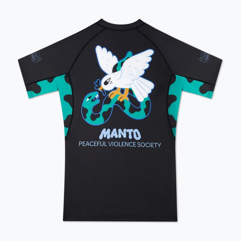 Men's rashguard MANTO Dove black 5