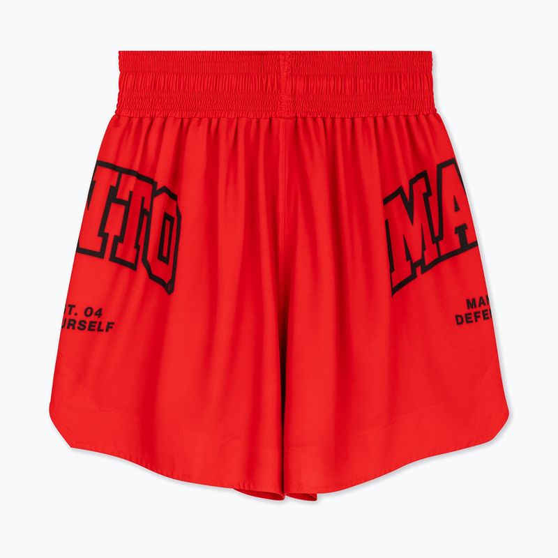Men's boxing shorts MANTO Varsity red 2