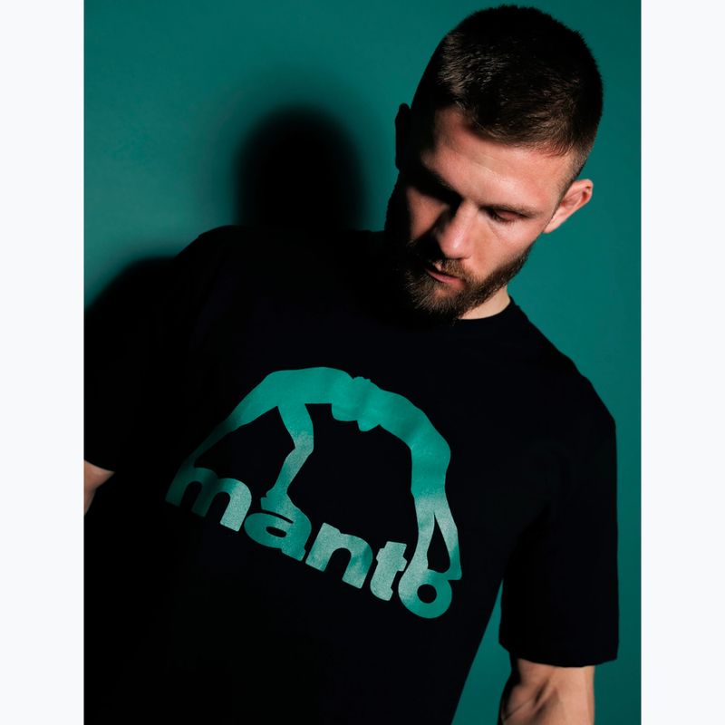 Men's T-shirt MANTO Vibe 25 black/green 3