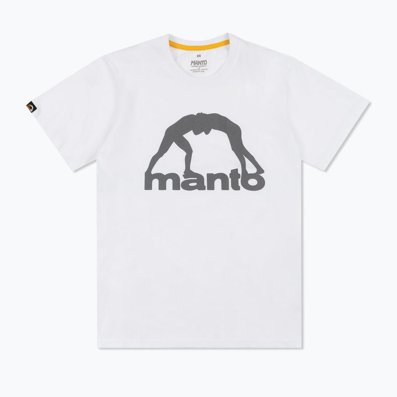 Men's T-shirt MANTO Vibe 25 white/grey