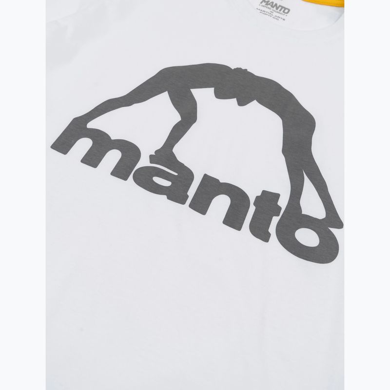 Men's T-shirt MANTO Vibe 25 white/grey 2