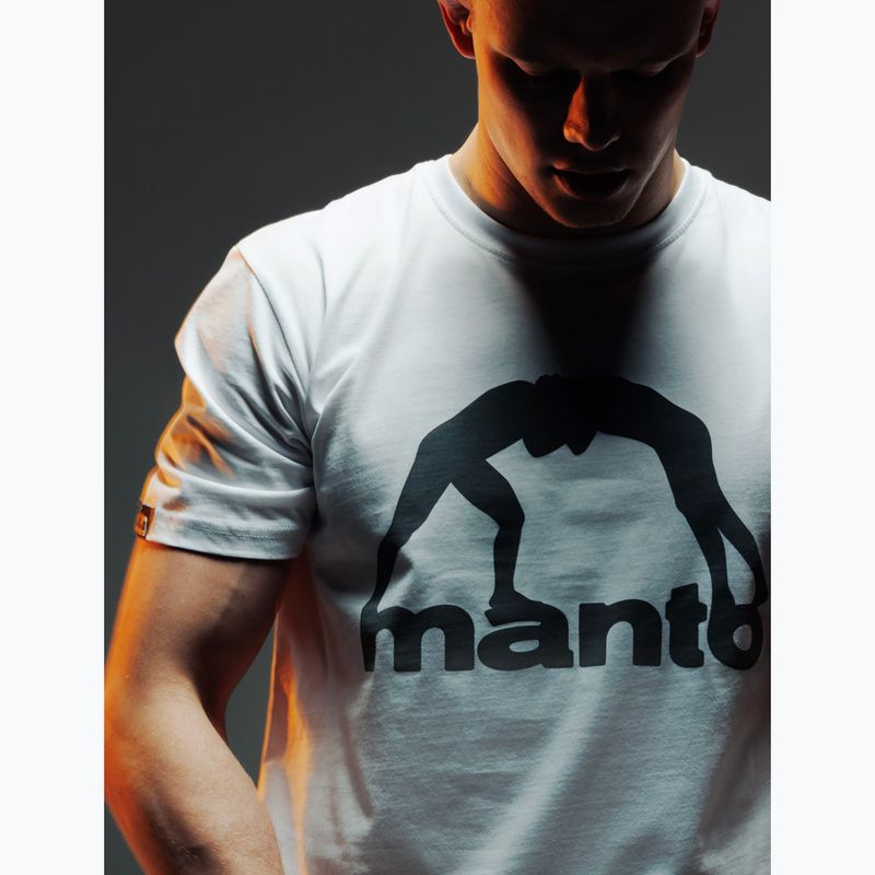 Men's T-shirt MANTO Vibe 25 white/grey 3