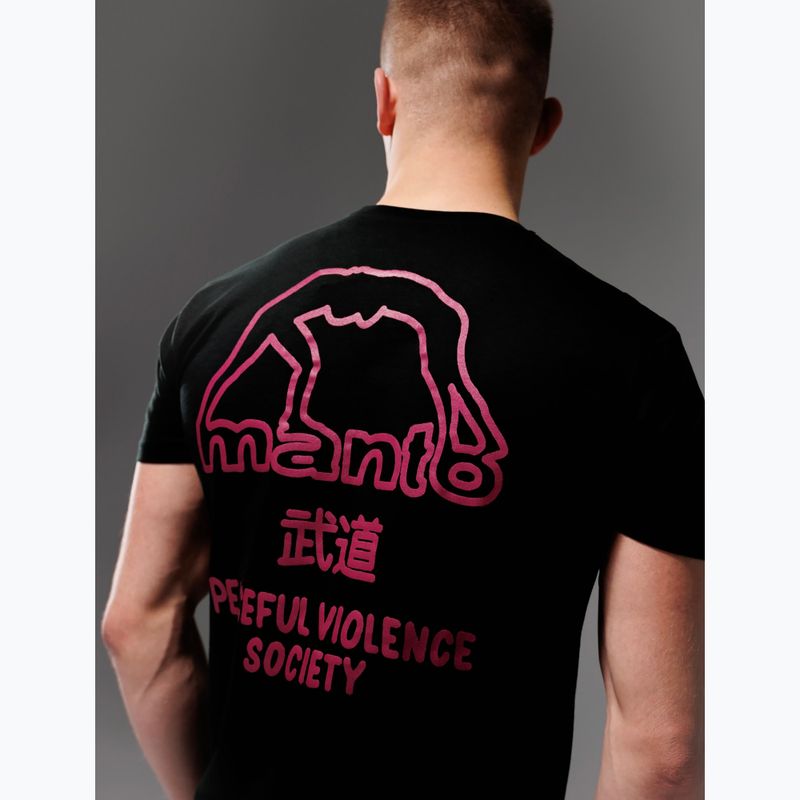 Men's T-shirt MANTO Society 25 black onyx 5
