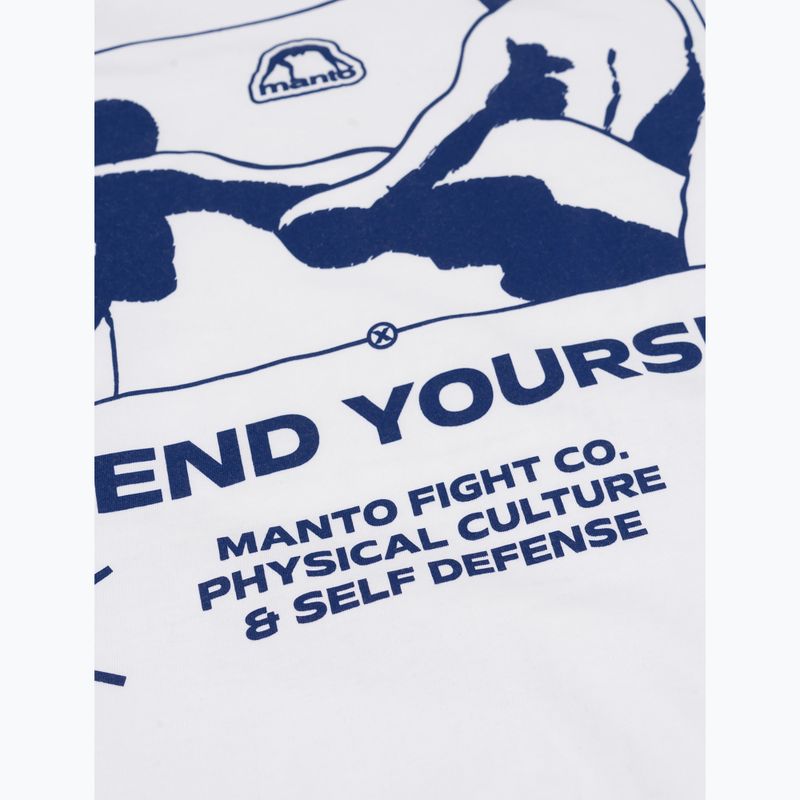 Men's T-shirt MANTO Kicker white 4