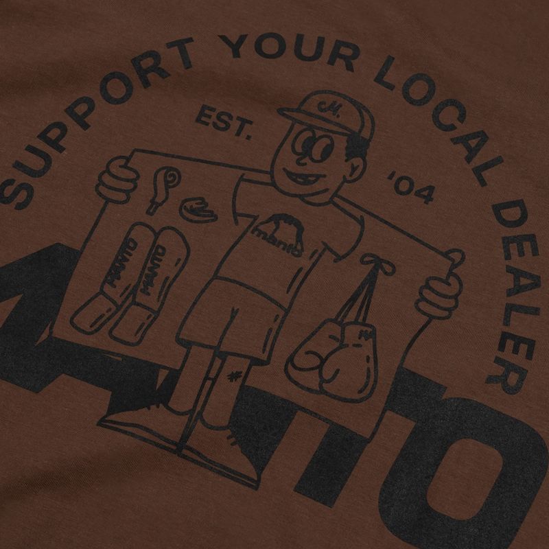 MANTO Dealer T-shirt brown 4