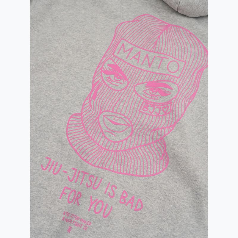 MANTO Balaclava melange sweatshirt 4