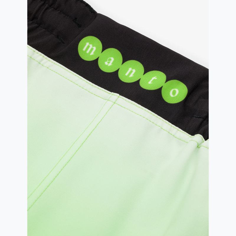 Men's training shorts MANTO Two Sides green 5