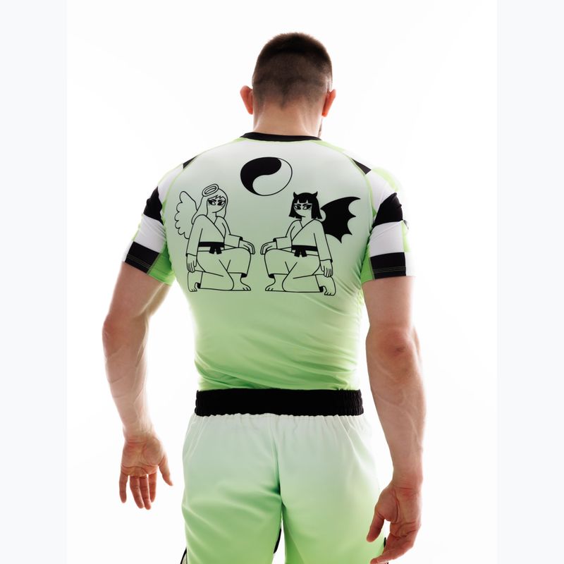 Men's rashguard MANTO Two Sides green 7