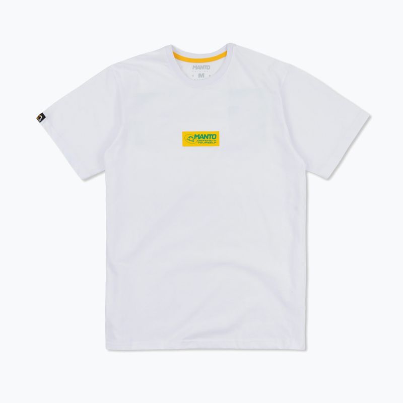 MANTO men's T-shirt Block 24 white