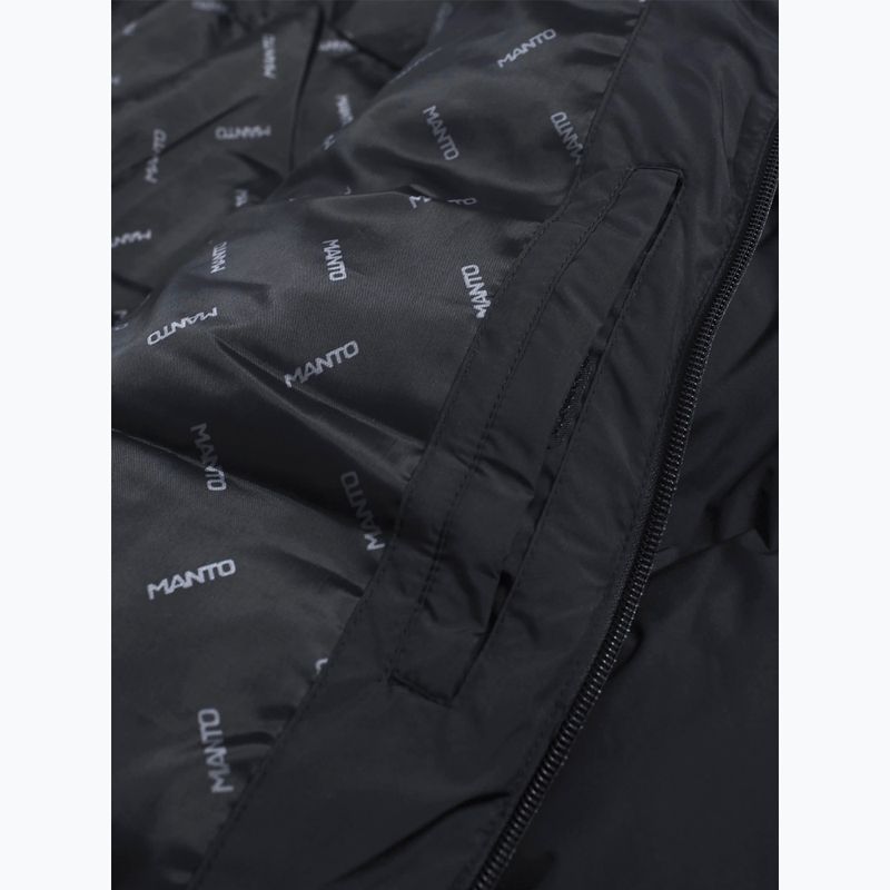 MANTO Society men's winter jacket black 4