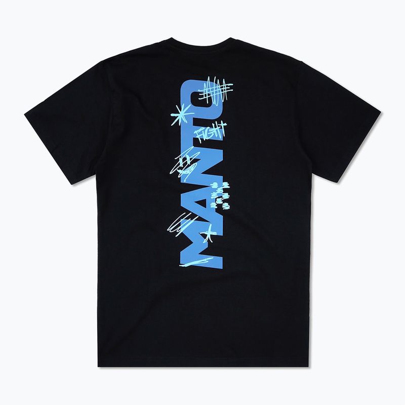 MANTO Vertical T-shirt black 2