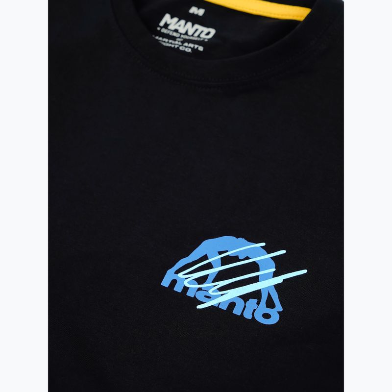 MANTO Vertical T-shirt black 3