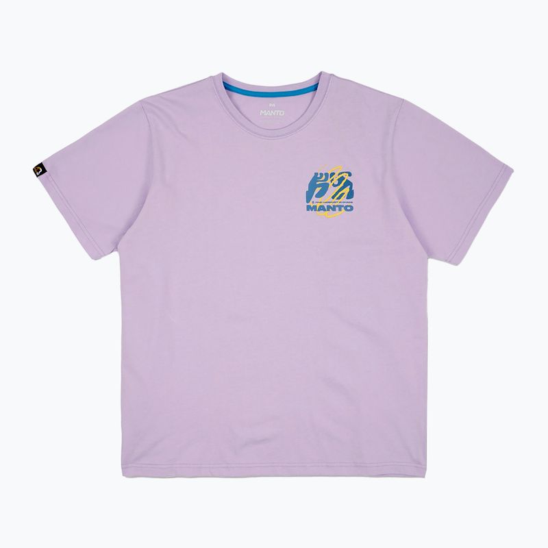 MANTO women's t-shirt Harmony Oversize lilac