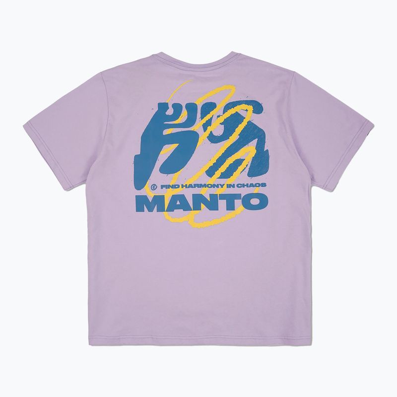 MANTO women's t-shirt Harmony Oversize lilac 2