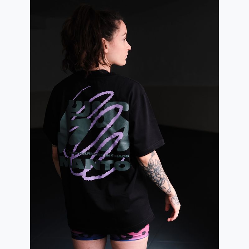 MANTO women's Harmony Oversize T-shirt black 4