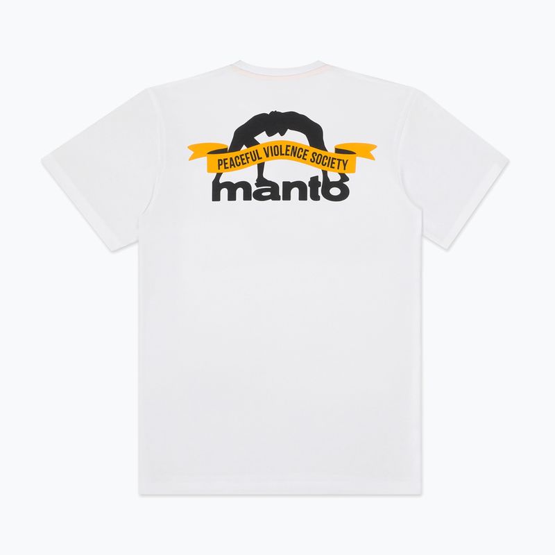 Men's T-shirt MANTO Ribbon white 2