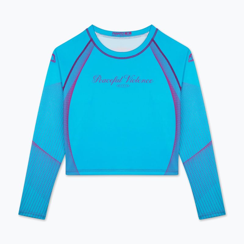 Rashguard longsleeve damski MANTO Peaceful Violence blue 3
