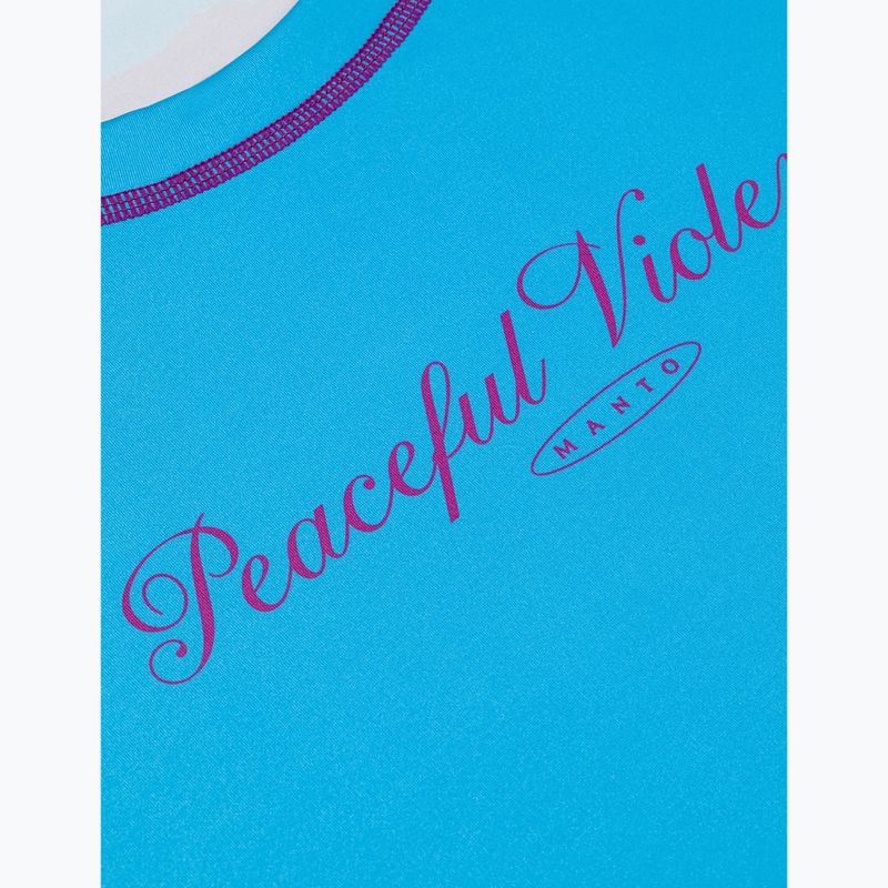 Rashguard longsleeve damski MANTO Peaceful Violence blue 5