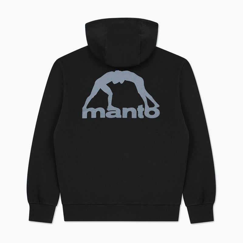 Men's sweatshirt MANTO Peaceful Violence Hoody black 5