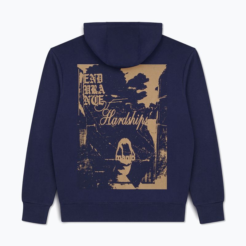Men's sweatshirt MANTO Resolve Hoody navy 2