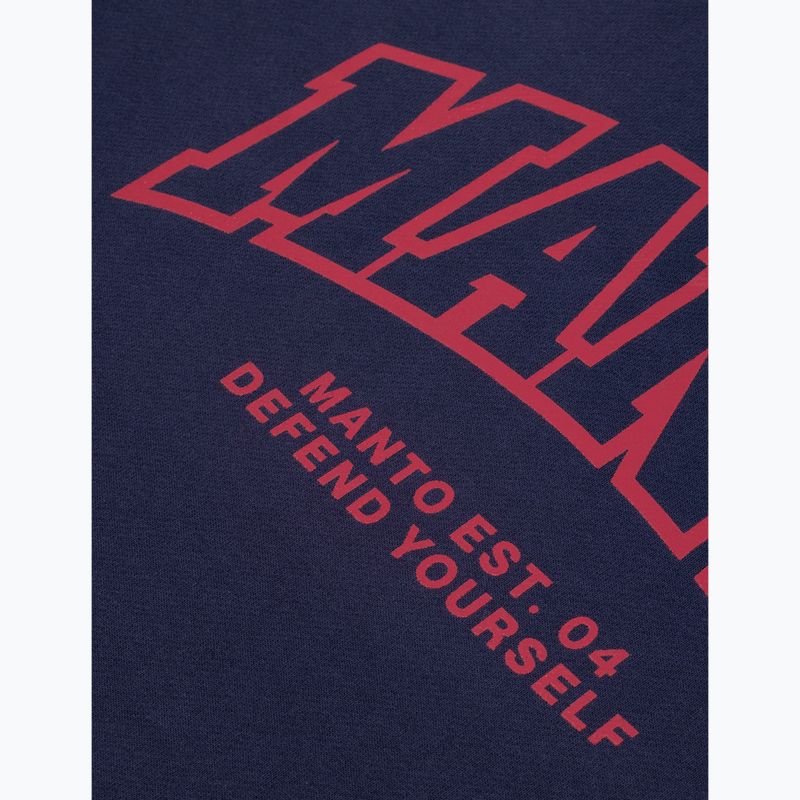 Men's sweatshirt MANTO Varsity 26 Hoody navy 3