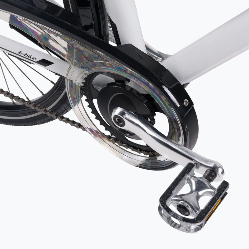 Women's electric bicycle Romet Gazela RM 1 white and black R22B-ELE-28-20-P-672 10