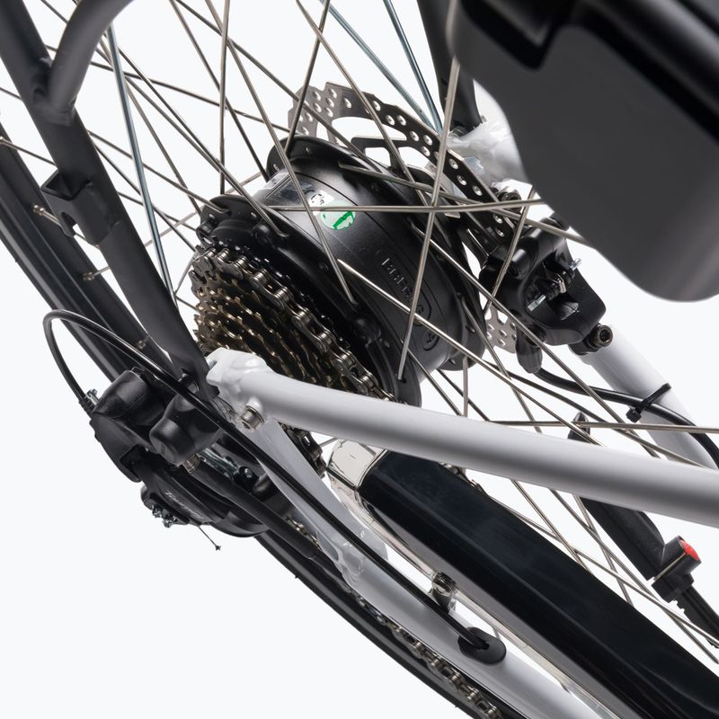 Women's electric bicycle Romet Gazela RM 1 white and black R22B-ELE-28-20-P-672 14