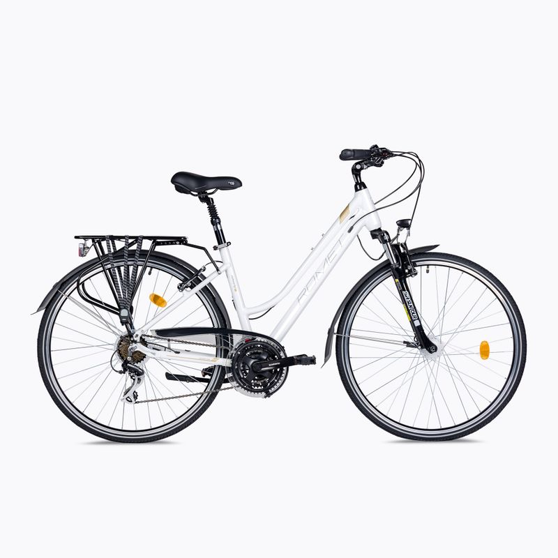 Women's trekking bicycle Romet Gazela 3 white 2228435