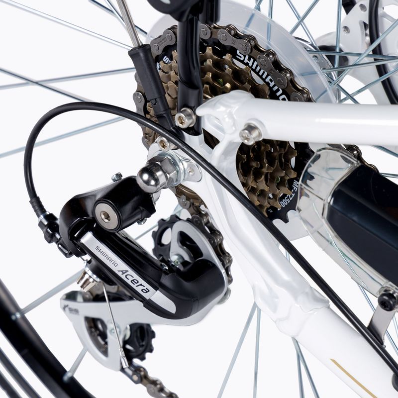 Women's trekking bicycle Romet Gazela 3 white 2228435 6