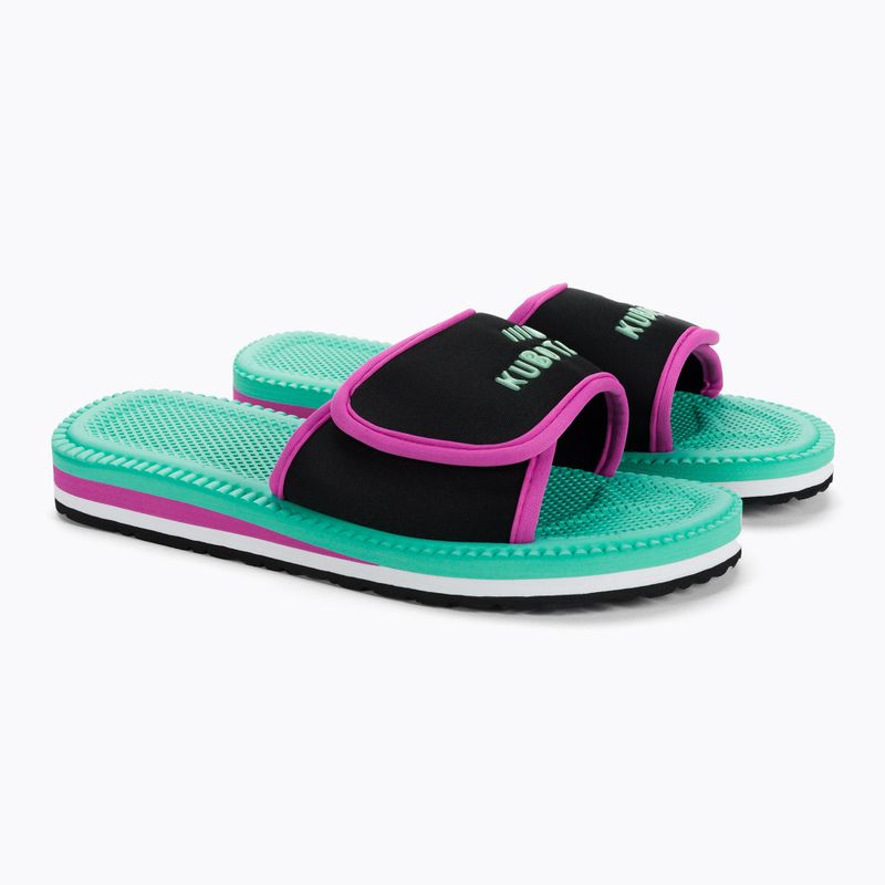 Kubota flip-flops Velcro aqua KKRZ21 5