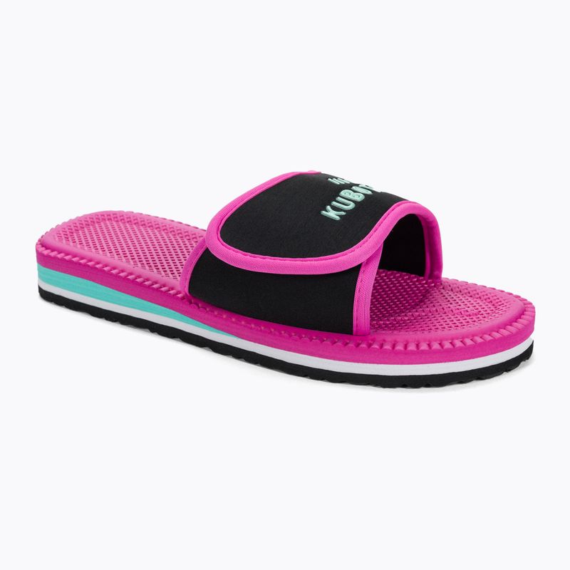 Kubota flip-flops Velcro magenta KKRZ22