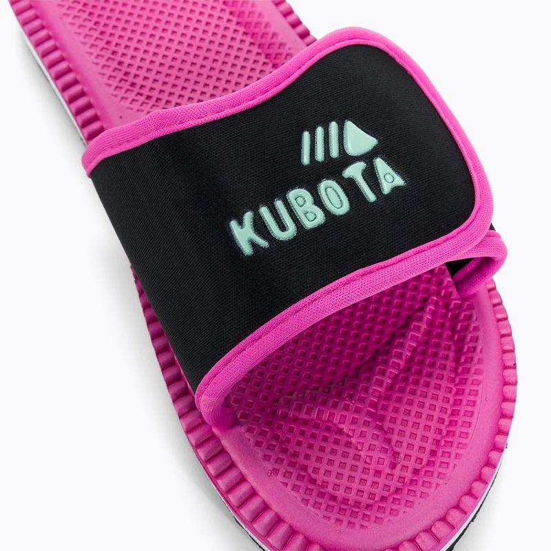 Kubota flip-flops Velcro magenta KKRZ22 7