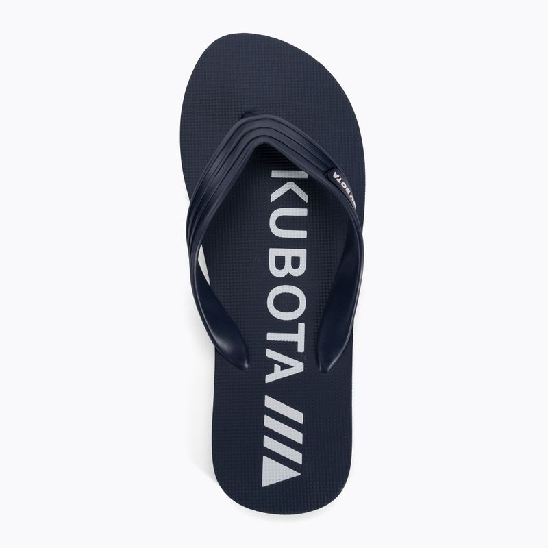 Kubota Classic flip-flops navy blue KJC02 6