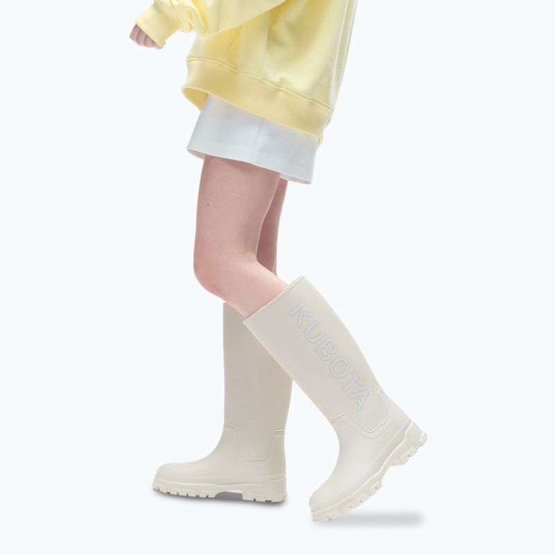 Kubota KUBBKA beige women's wellingtons 12