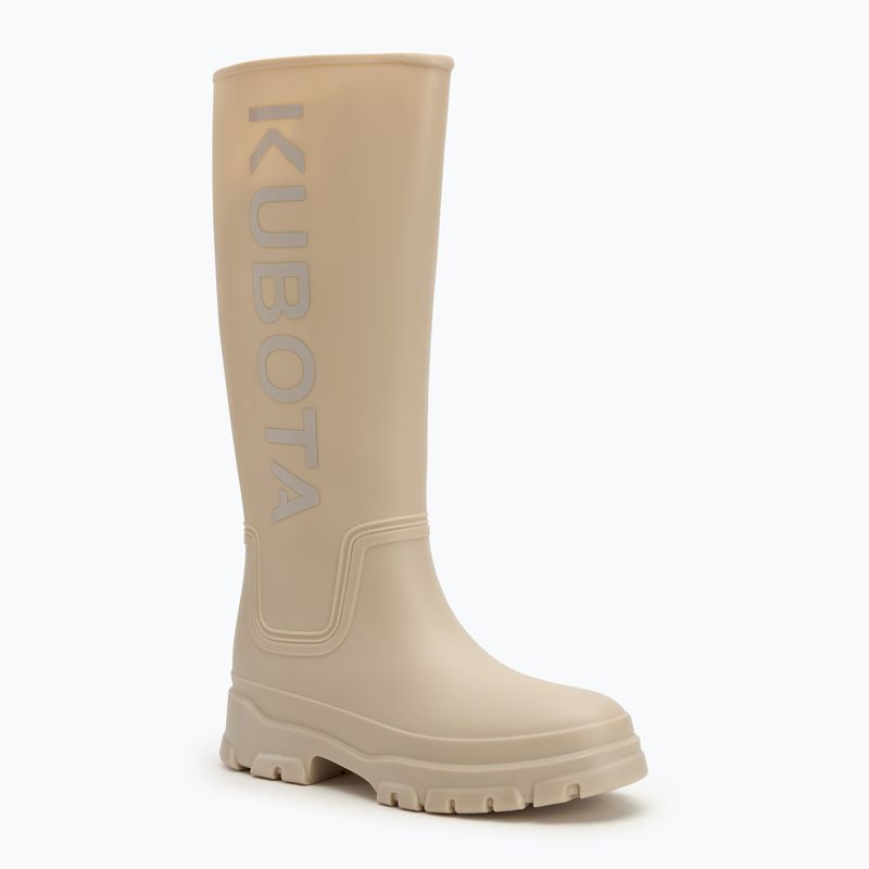 Kubota KUBBKA beige women's wellingtons