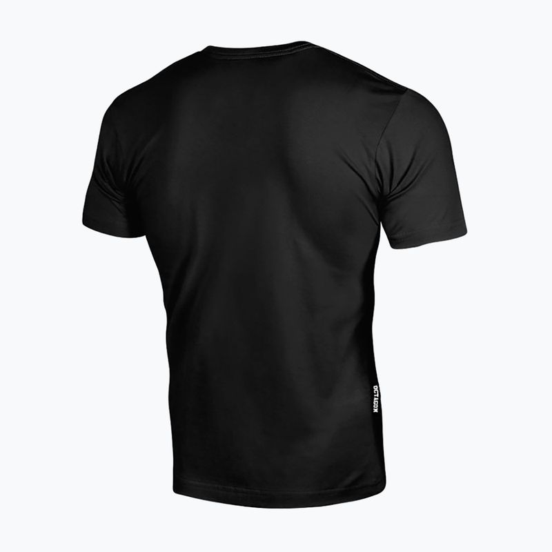 Men's T-shirt Octagon Small Logo black/black 2