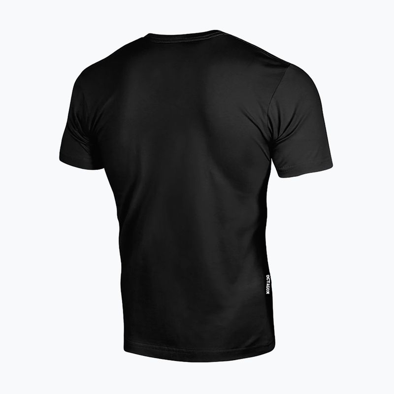 Men's T-shirt Octagon Small Logo black/gold 2