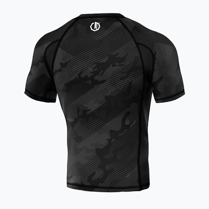Men's rashguard Octagon Legion Premium black line camo 2