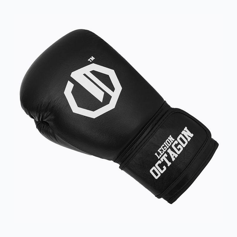Boxing gloves Octagon Legion Authority black/white 3