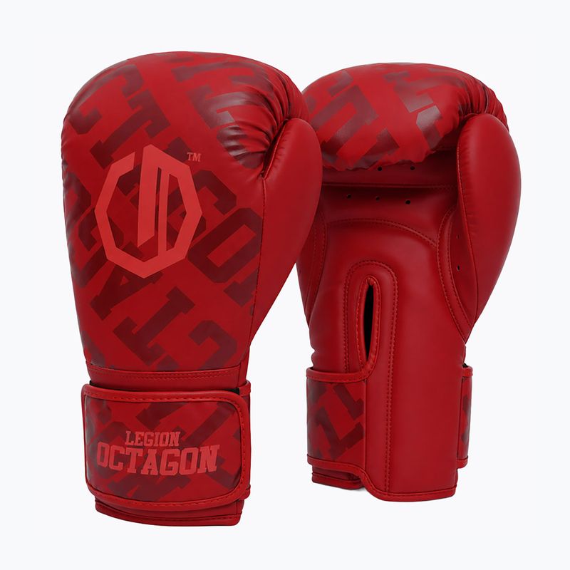 Boxing gloves Octagon Legion Eclipse red 2
