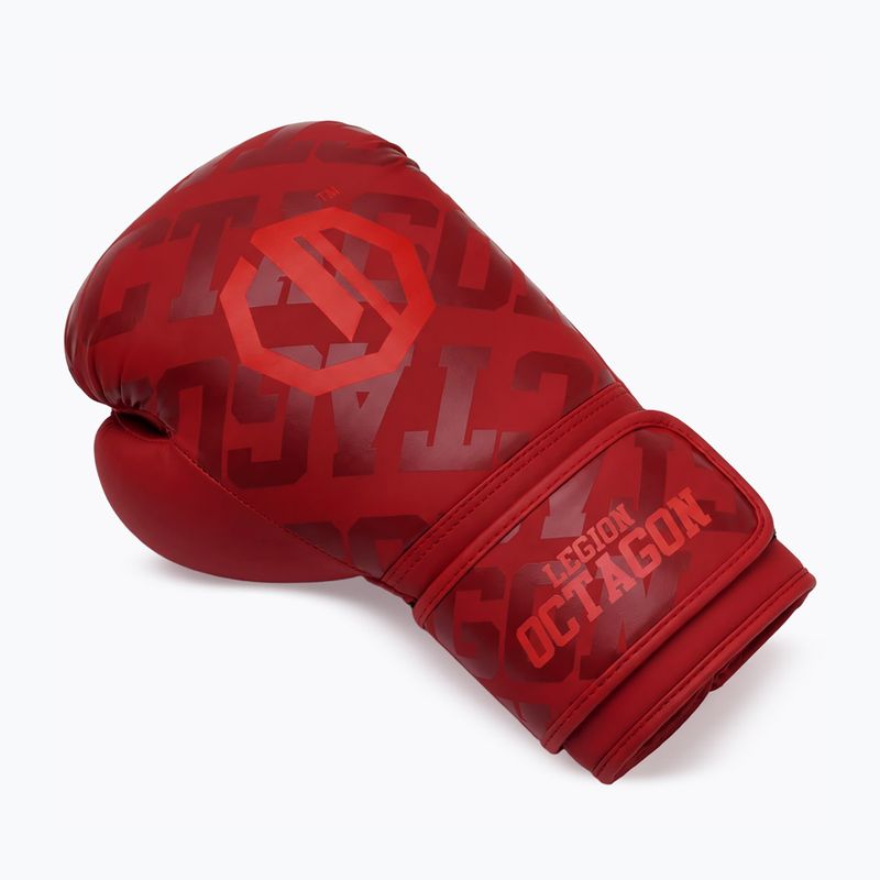 Boxing gloves Octagon Legion Eclipse red 3