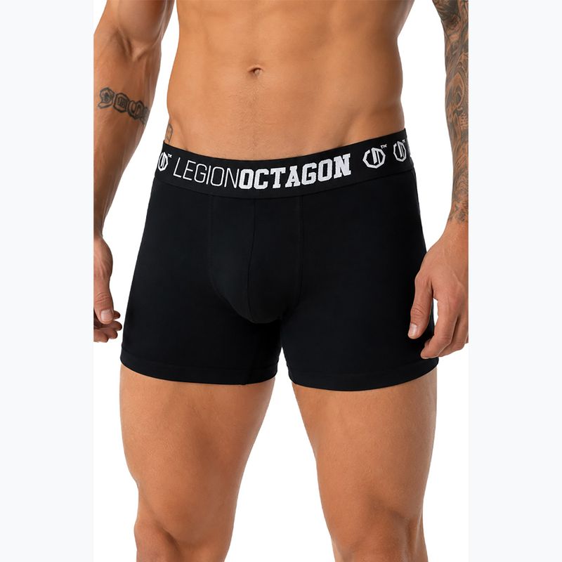 Men's boxers Octagon Legion Caption 3 pack black 2