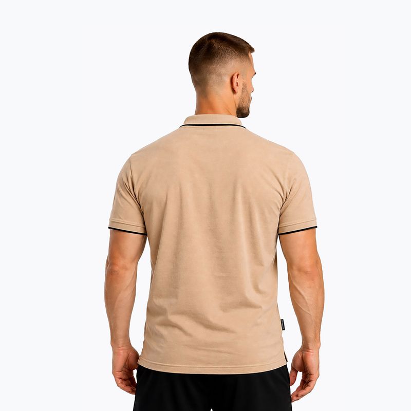 Men's polo shirt Octagon Legion Tipped HFT Polo beige 2