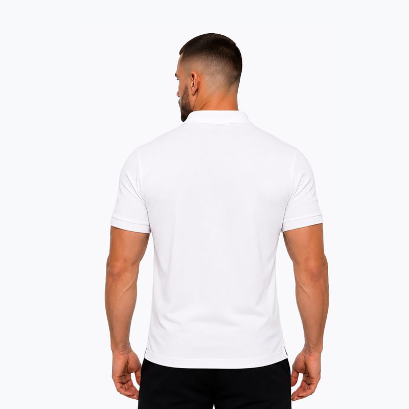 Men's polo shirt Octagon Legion Small Logo 3D Polo white 2