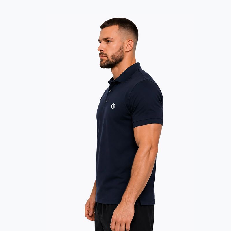 Men's polo shirt Octagon Legion Small Logo 3D Polo dark navy 3