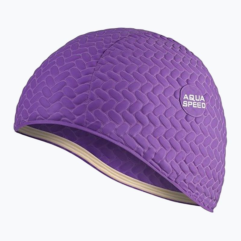 AQUA-SPEED Bombastic Tic-Tac 09 purple swimming cap 117 2